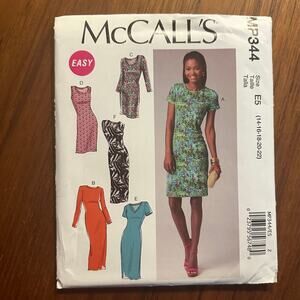 McCall's Pattern MP344 Dress Size 14-22 Easy